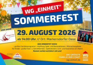 Mehr über den Artikel erfahren WG „EINHEIT“ Sommerfest