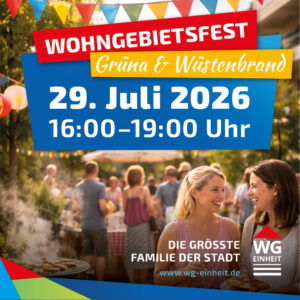Read more about the article Wohngebietsfest in Grüna am 29. Juli 2026