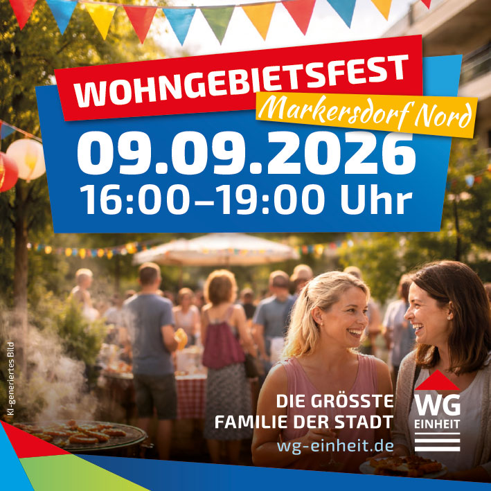 Du betrachtest gerade Wohngebietsfest Markersdorf Nord am 09. September