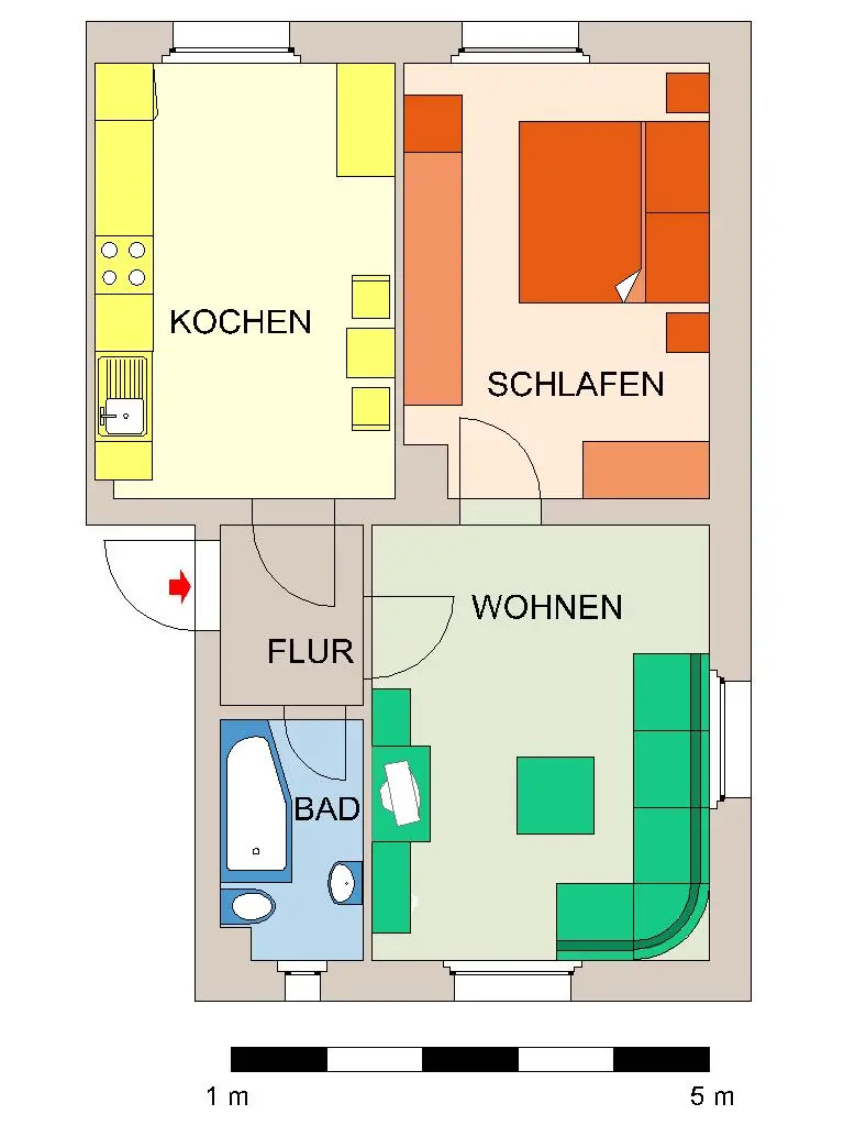 Floor Plan - We'll renovate it for you! Move in right after the renovation in beautiful Grüna