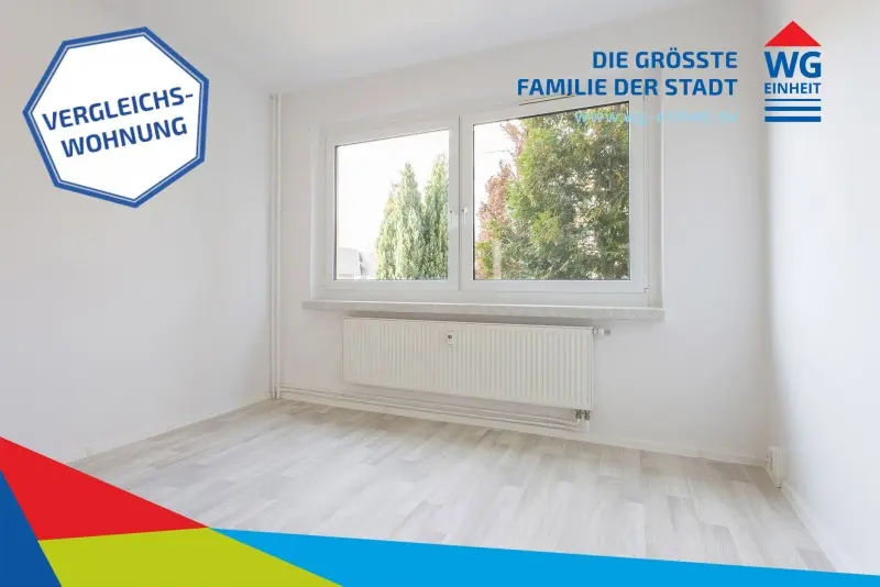 Vergleichswohnung Schlafzimmer - Schöne 3-Raumwohnung modern ausgebaut
