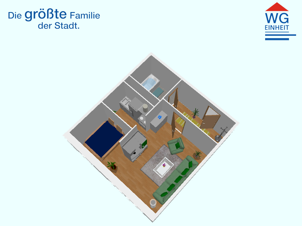 Grundriss - Welcome Students! Furnished apartment – move in quickly