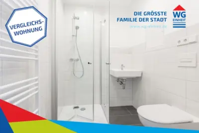All brand new—come take a look! 3 rooms with new, walk-in showers, Faleska-Meinig-Str. 136, 09122 Chemnitz