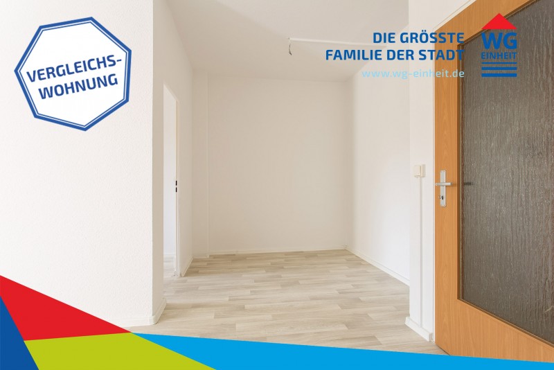 Vergleichswohnung Wohnzimmer - Alles neu – schau mal rein! 3 Zimmer mit neuer, bodengleicher Dusche