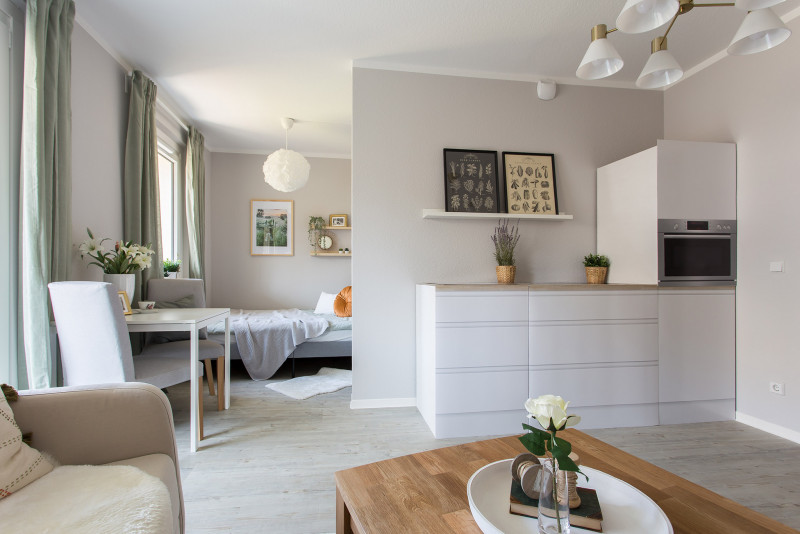 Beispielbild Wohnzimmer - Wohnen in einer Wohngruppe – Alles neu!