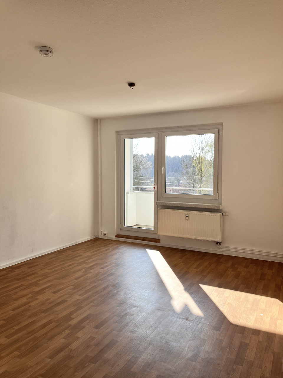 Living room - renovated 3-room apartment in beautiful Markersdorf-Süd