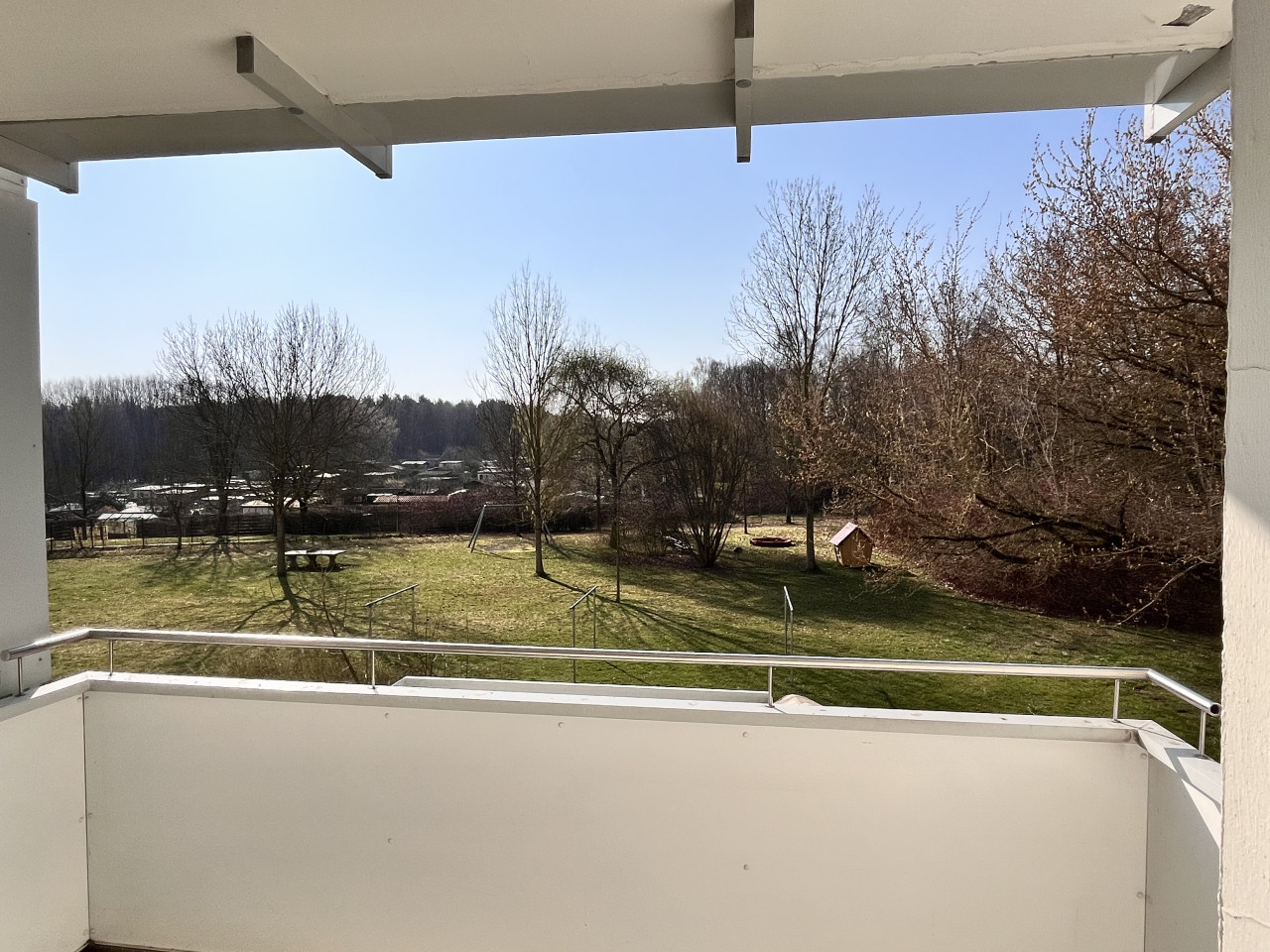 Balcony - renovated 3-room apartment in beautiful Markersdorf-Süd