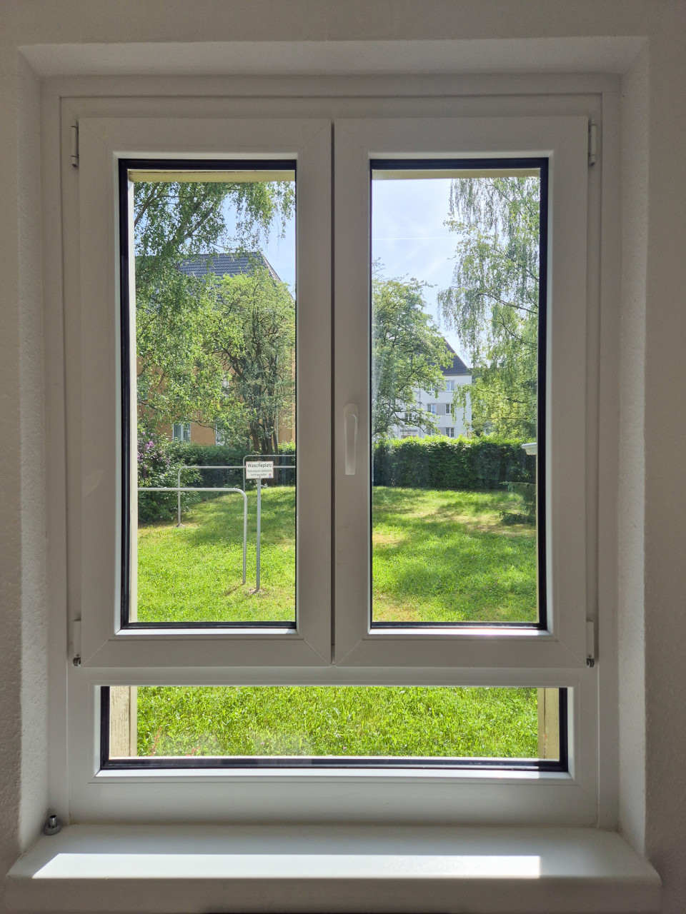 View from the kitchen - Altchemnitz: Close to downtown and surrounded by greenery