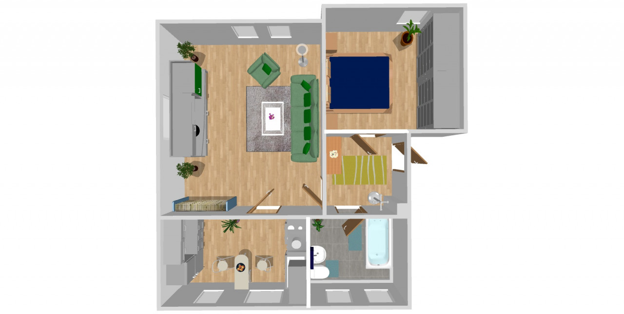 Grundriss - Wohnung in schöner Siedlungslage