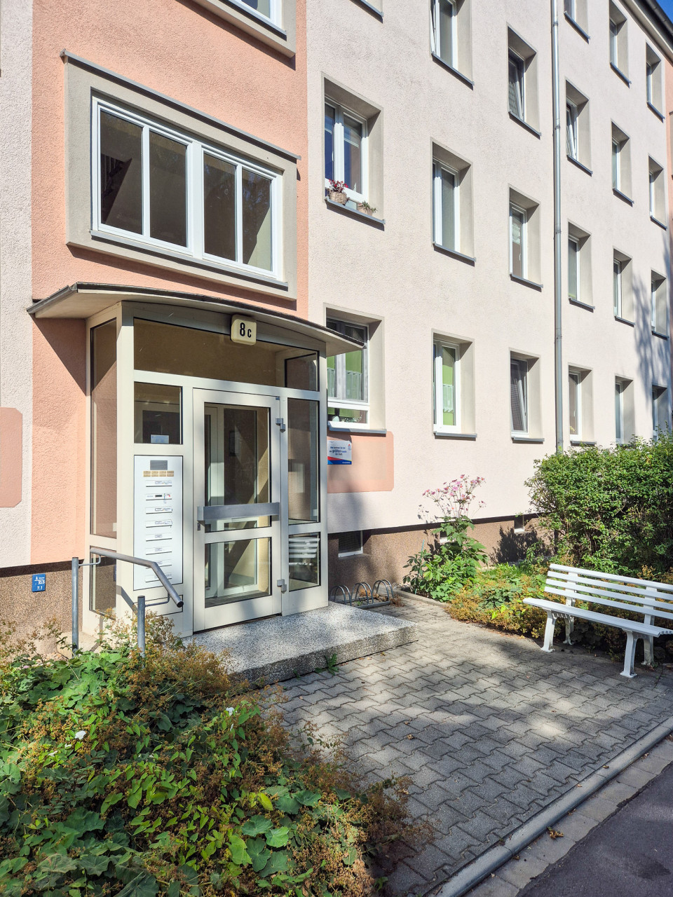 Entrance to the House - First Occupancy After a Complete Renovation