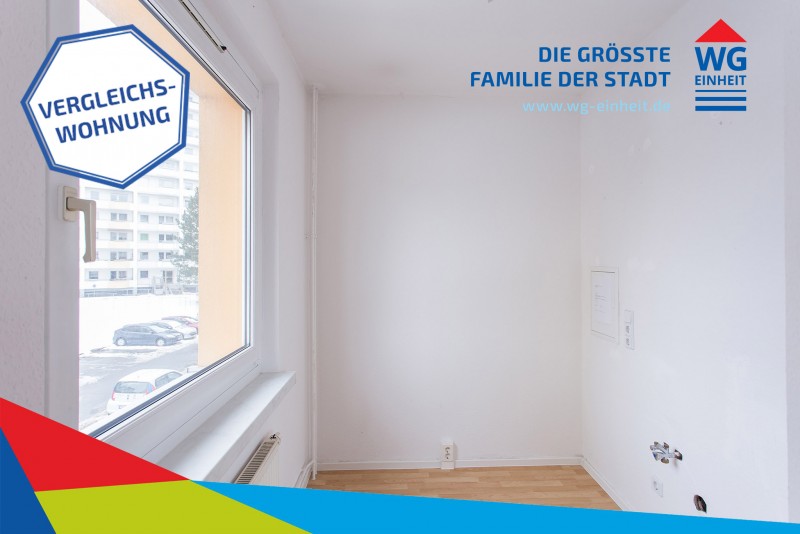 Küche - Schöne 1-Raumwohnung mit offenem Grundriss und Ausblick