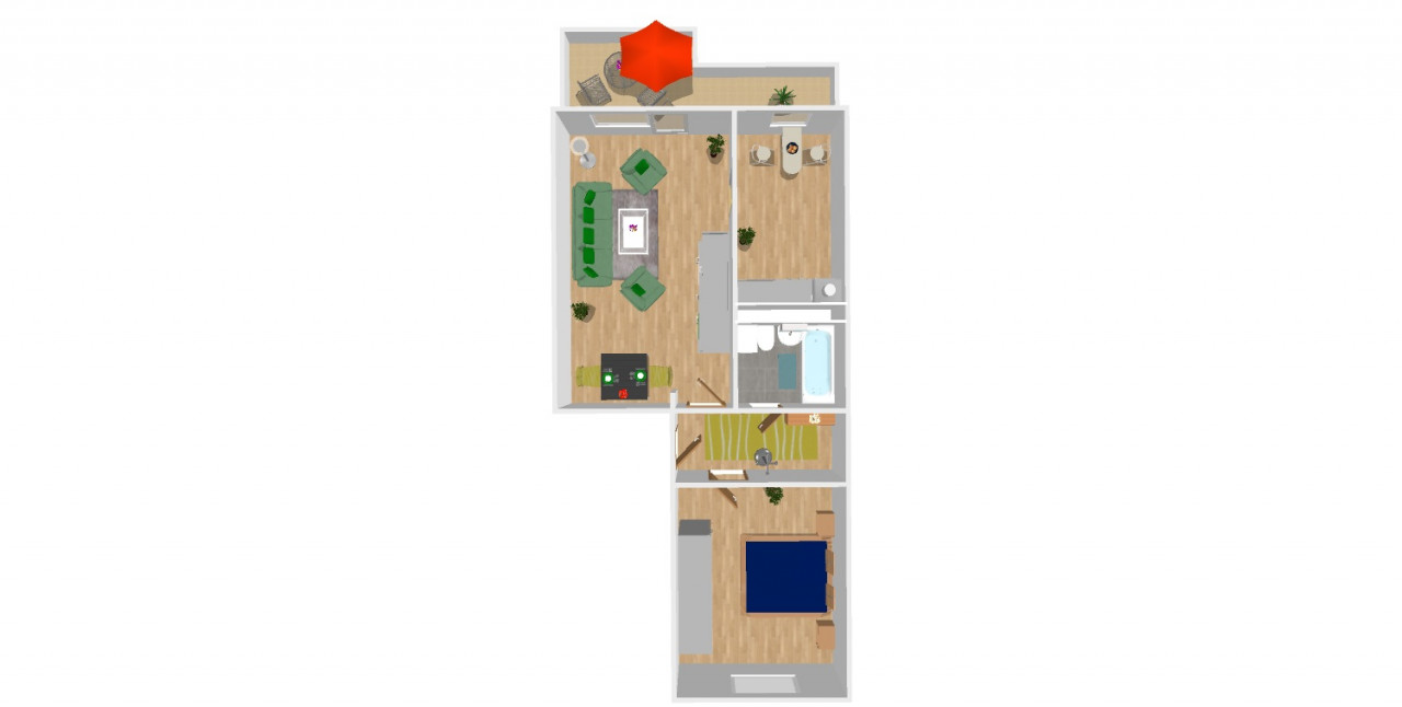 !! Aufgepasst !! 2-Raum-Whg. mit Küche mit Fenster + Balkon - Foto 2