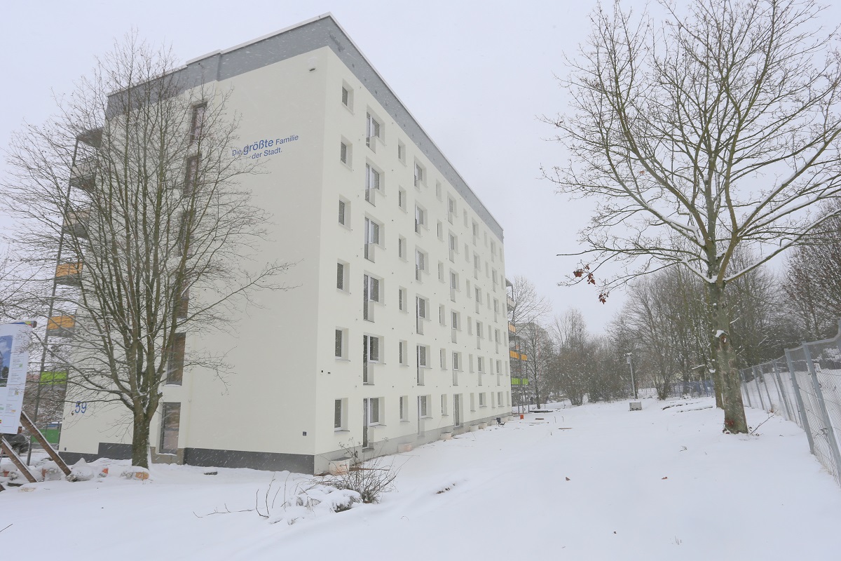 Baufortschritt 01/21 - Neubau – Attraktive barrierearme 2-Raum-Wohnung