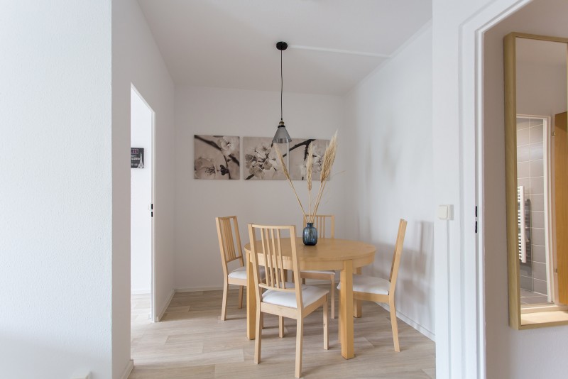 Essbereich - Businesswohnen in Chemnitz – wohlfühlen wie Zuhause!