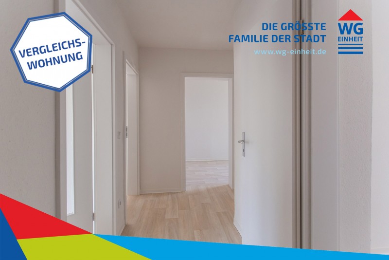 Vergleichswohnung Flur - Erstbezug nach Renovierung – hier wird alles neu gemacht