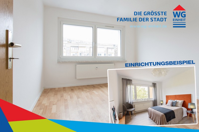 Schlafzimmer - 3-Raumwohnung in super Lage für eine kleine Familie