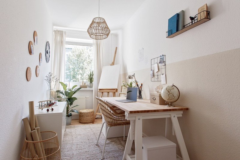 Einrichtungsbeispiel als Arbeitszimmer - Modernes Wohnen in Hutholz