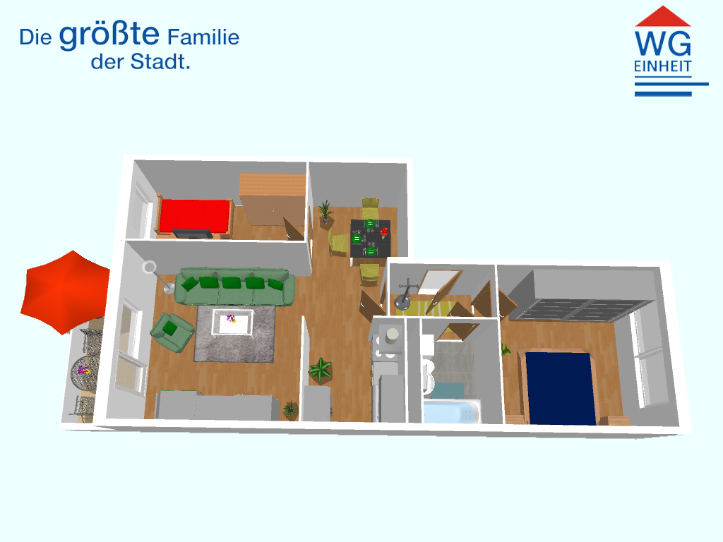 Grundriss - Wohnungsmodernisierung nach Ihren Vorstellungen – Sie gestalten mit!