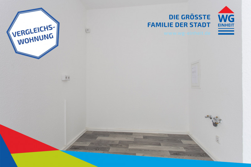 Küche - Vergleichswohnung - Aufgepasst: Hier wird für Sie ausgebaut! Erstbezug – nach Ihren Wünschen!