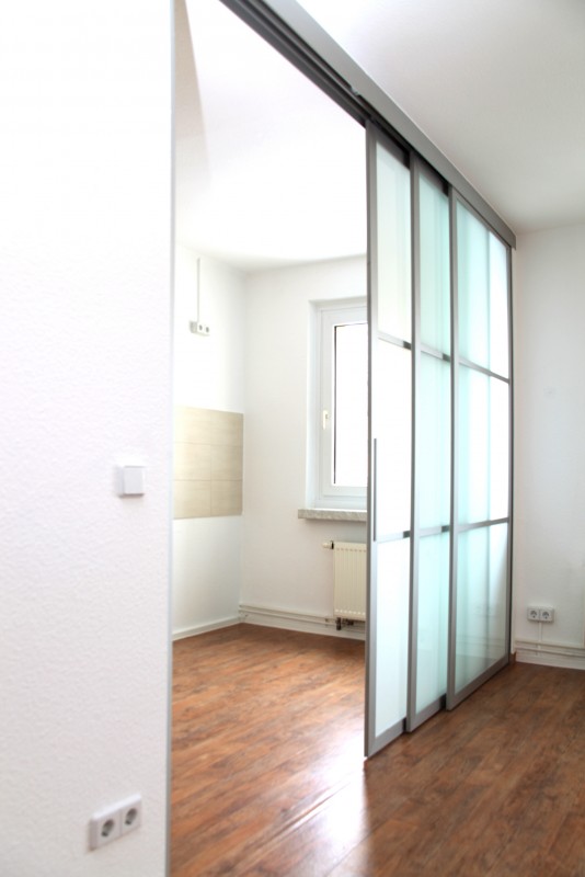 mit Glasschiebetür - Hier ist jeder Quadratmeter gut genutzt