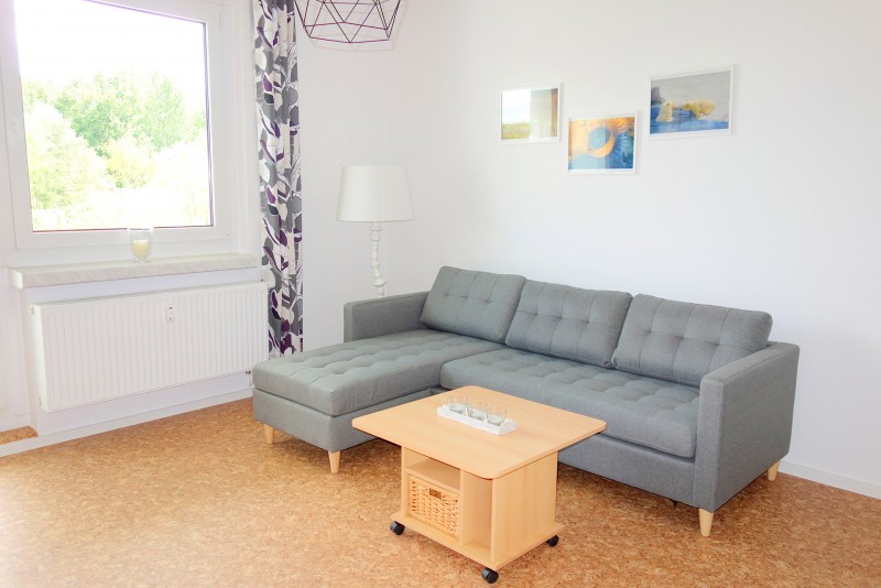 Wohnzimmer - Möblierte Wohnung im Chemnitzer Süden – auch perfekt für Pendler!