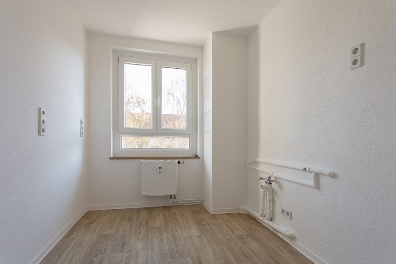 Küche - Schick ausgestattete 3-Zimmer-Wohnung in Altchemnitz