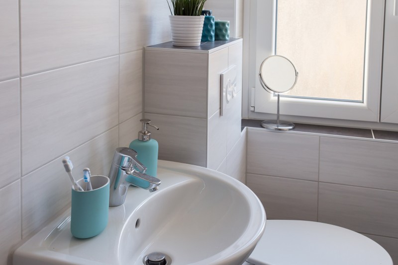 Badezimmer - Schick ausgestattete 3-Zimmer-Wohnung in Altchemnitz