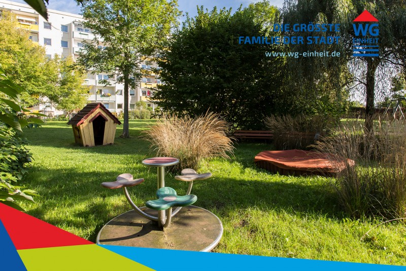 Spielplatz hinter dem Haus - Wohnen mit Ausblick ins Grüne