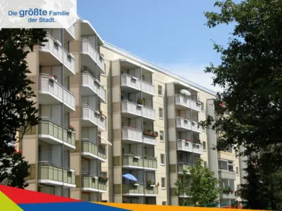 ***NEW*** Spacious 3-room apartment in Hutholz above the rooftops of the city, Friedrich-Viertel-Str. 90, 09123 Chemnitz