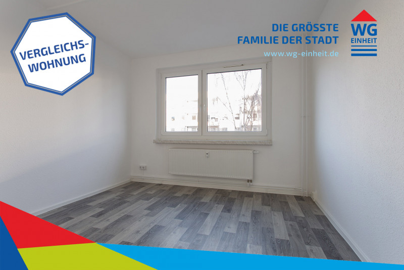 Schlafzimmer - Vergleichswohnung - 2-Raum-Whg. mit Erzgebirgsblick